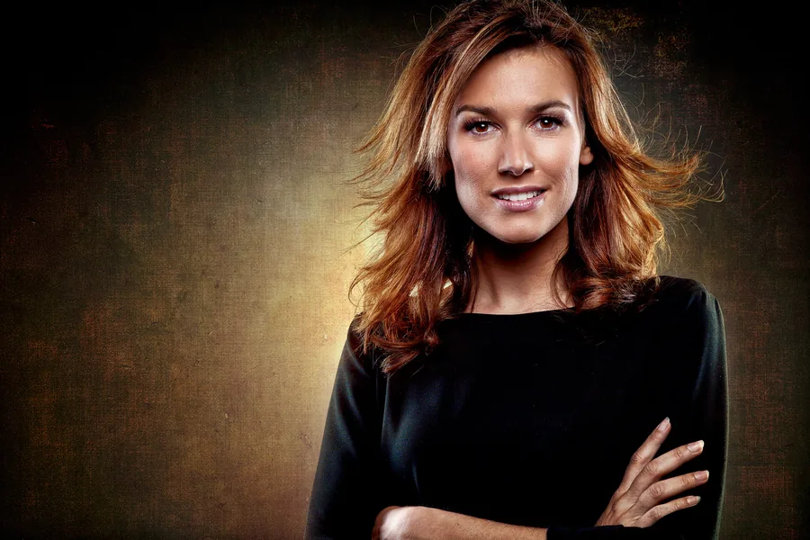 Belgisch presentatrice Ilse de Vis, Zakelijke portretfoto van Ilse de Vis voor haar presentaties en online zakelijk gebruik.