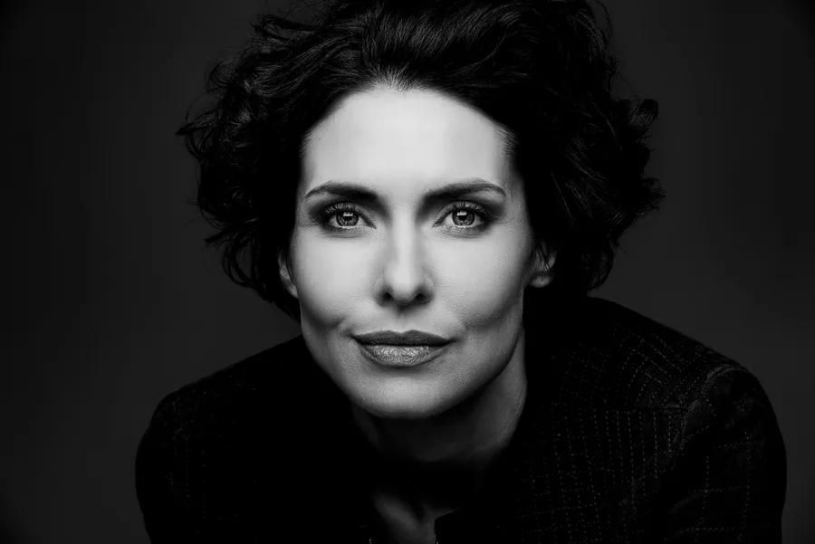 Kunst portret van Katia
